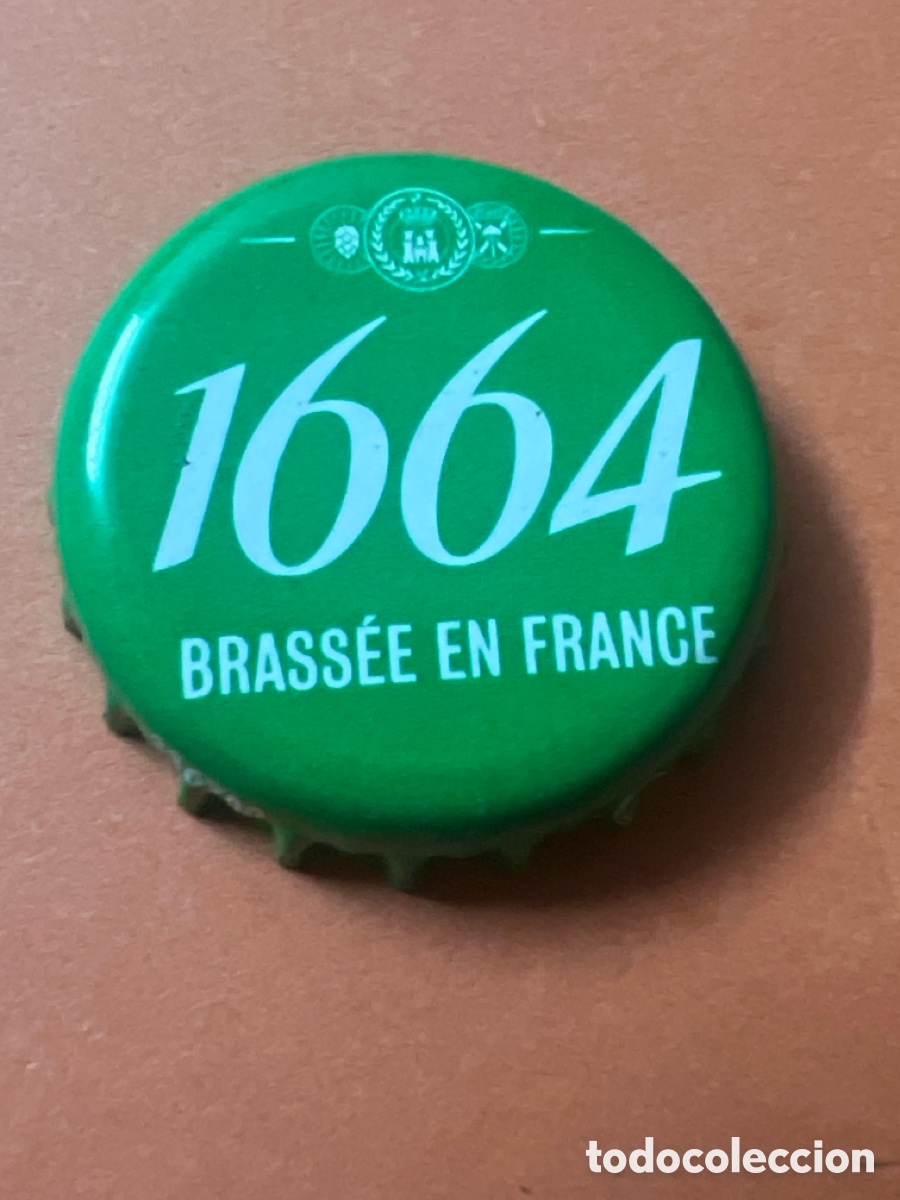 Coleccionismo de cervezas: T4/X97/Q6. CHAPA CERVEZA / 1664 Brass&eacute;e en France - FRANCIA