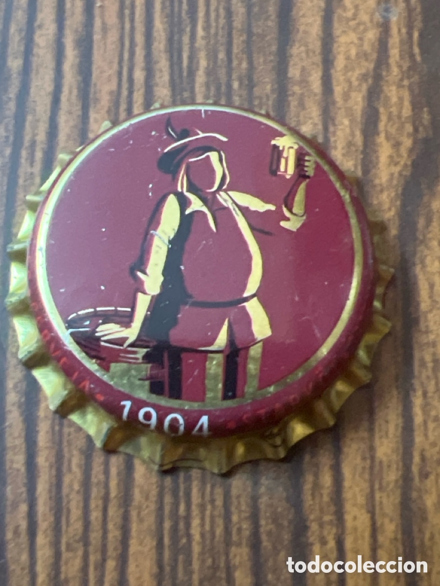 Coleccionismo de cervezas: J73. Chapa tap&oacute;n corona NUEVO de la cerveza espa&ntilde;ola CRUZCAMPO