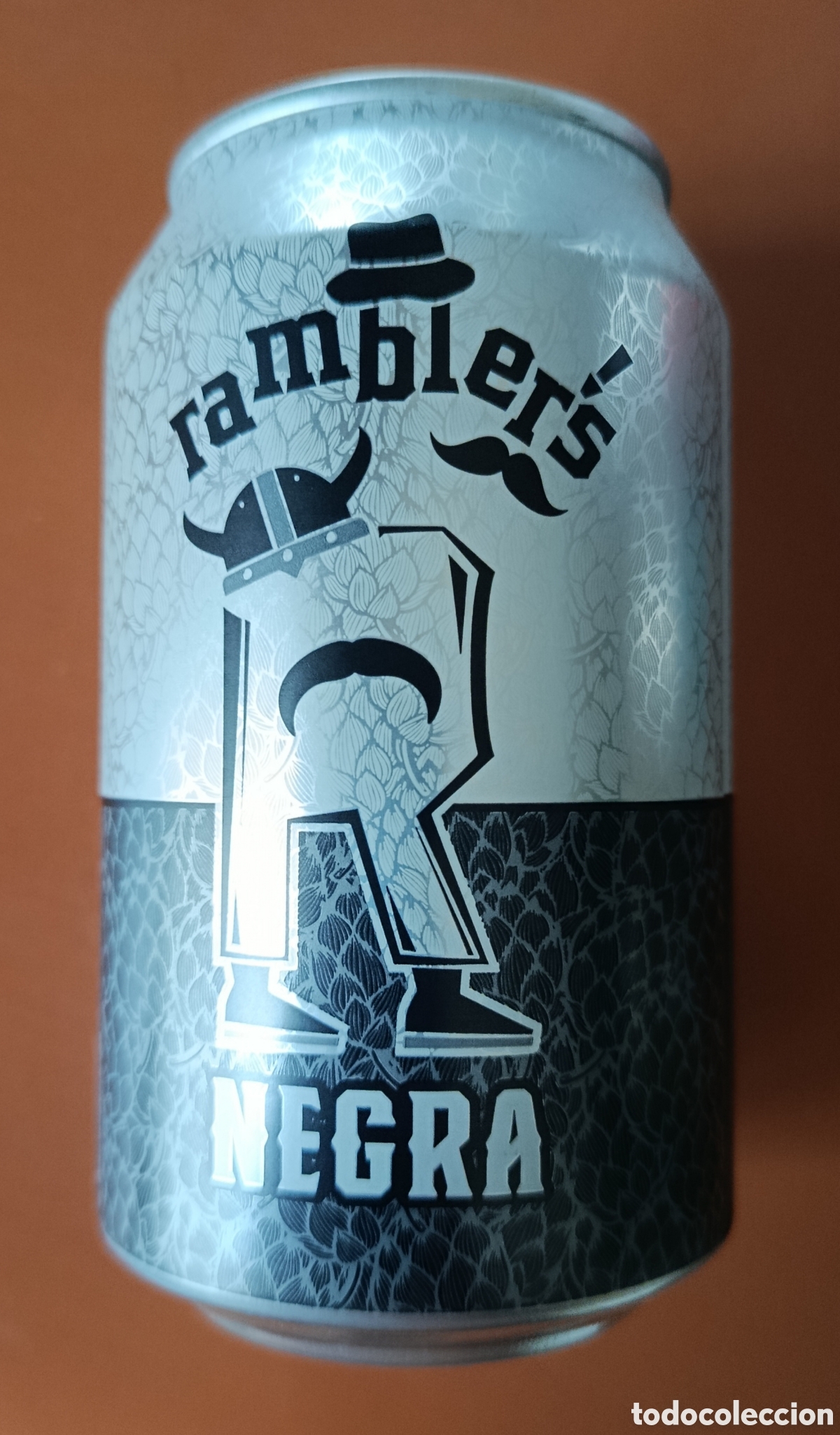 Coleccionismo de cervezas: LATA CERVEZA RAMBLER'S NEGRA (VAC&Iacute;A)