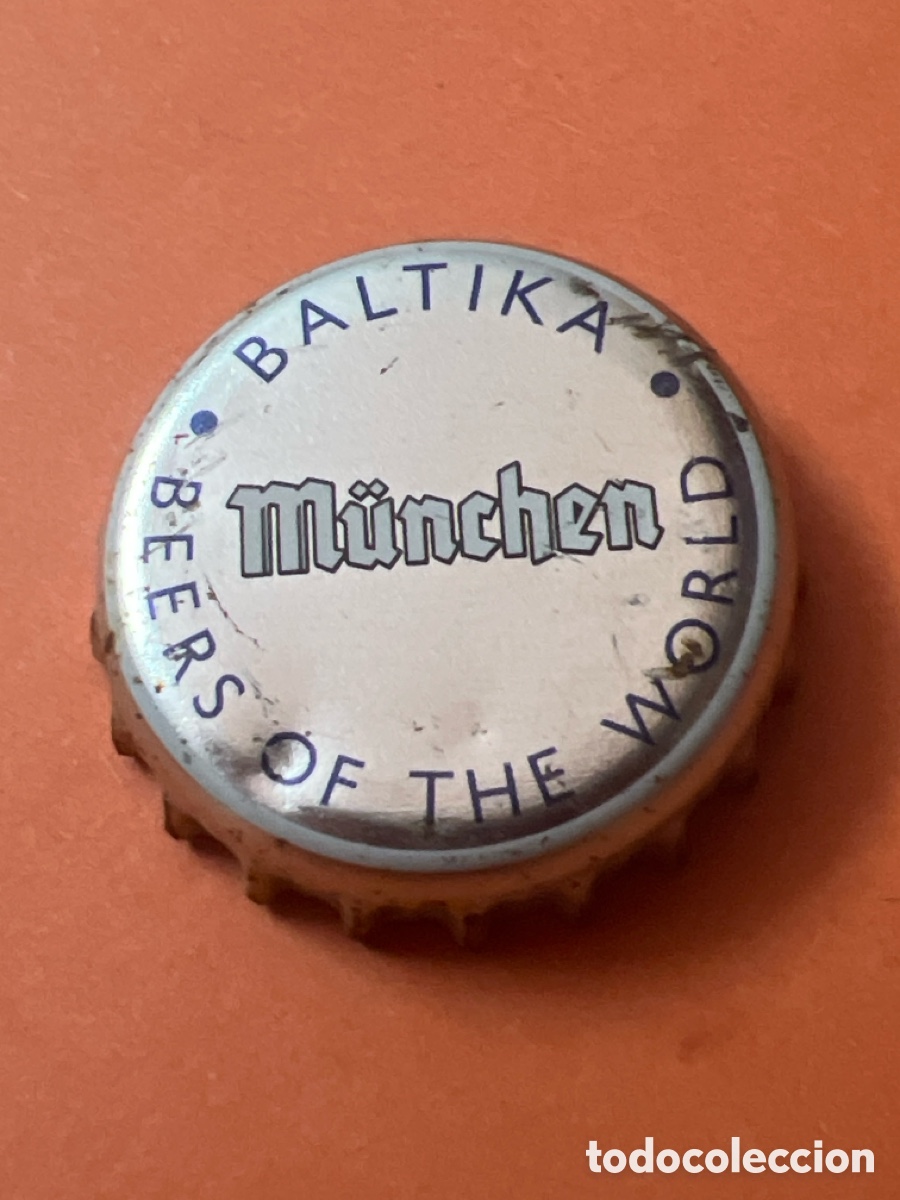 Coleccionismo de cervezas: T4/X96/C5. Chapa tap&oacute;n corona de la cerveza rusa BALTIKA M&Uuml;NCHEN BEERS OF THE WORLD