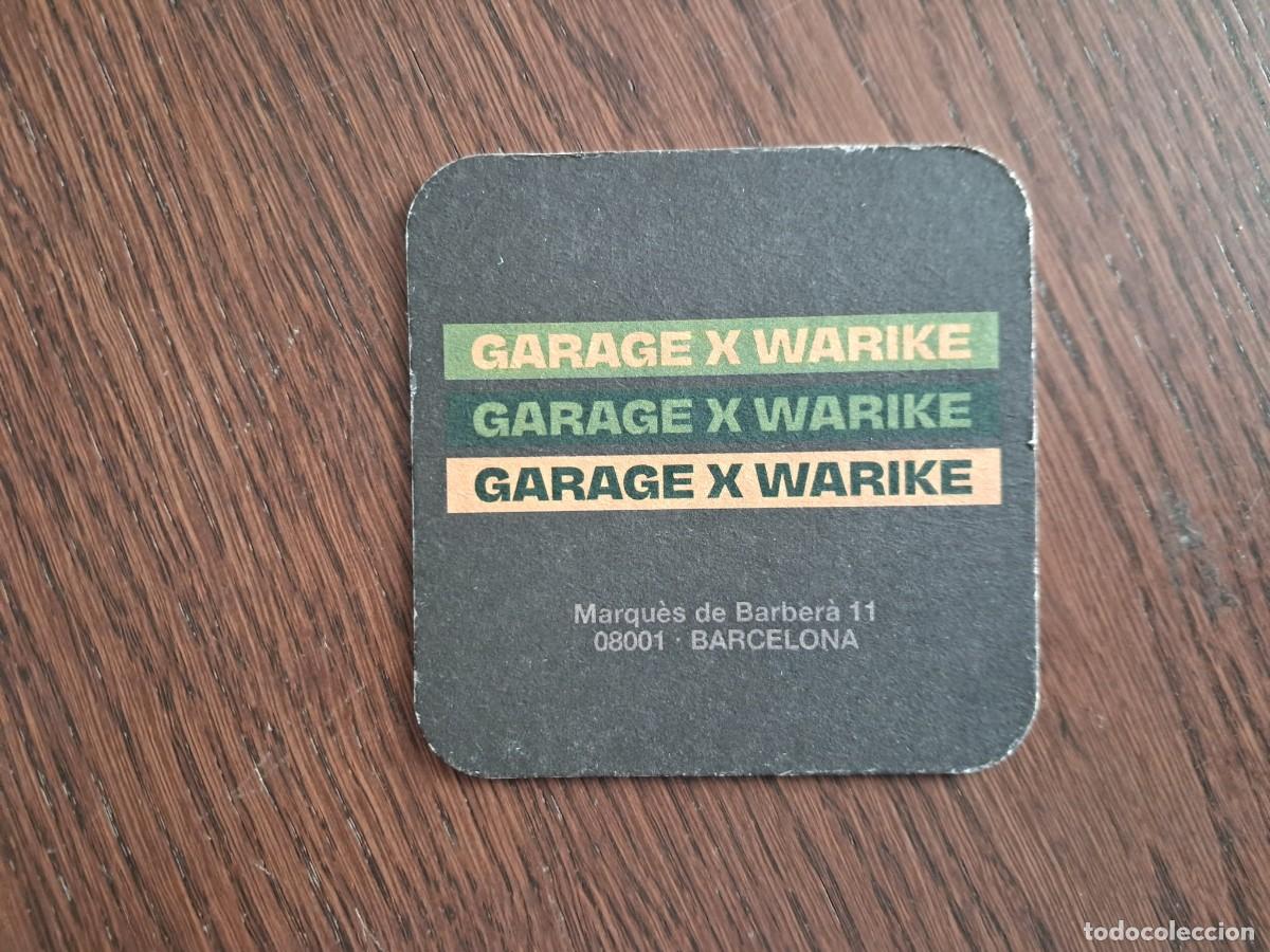 Coleccionismo de cervezas: posavasos de publicidad, Garage x Warike, Barcelona, proyecto cervecero.