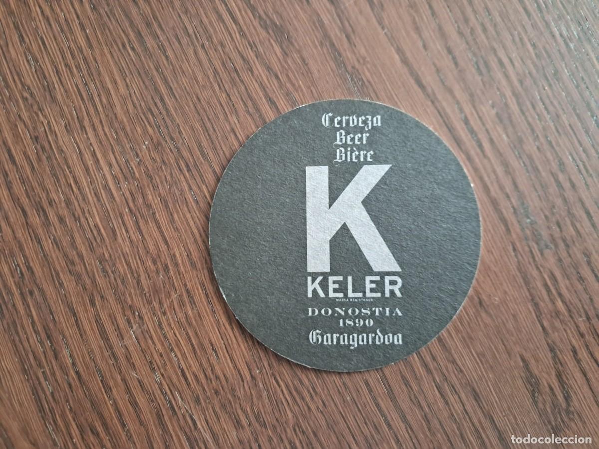 Coleccionismo de cervezas: posavasos de cerveza, Keler, Donostia.