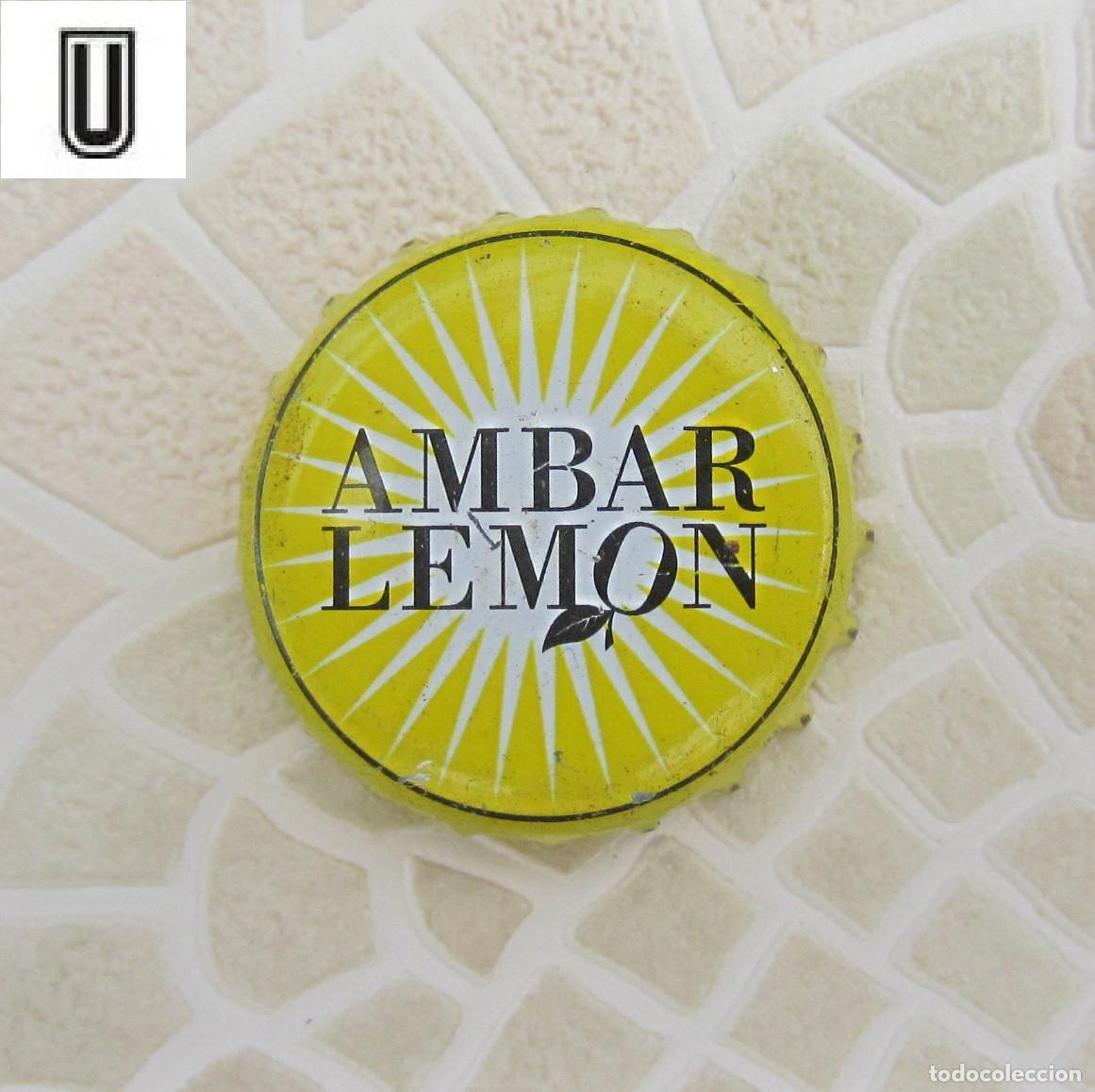 Coleccionismo de cervezas: CHAPAS TAPON CORONA CHAPA CERVEZA AMBAR LEMON