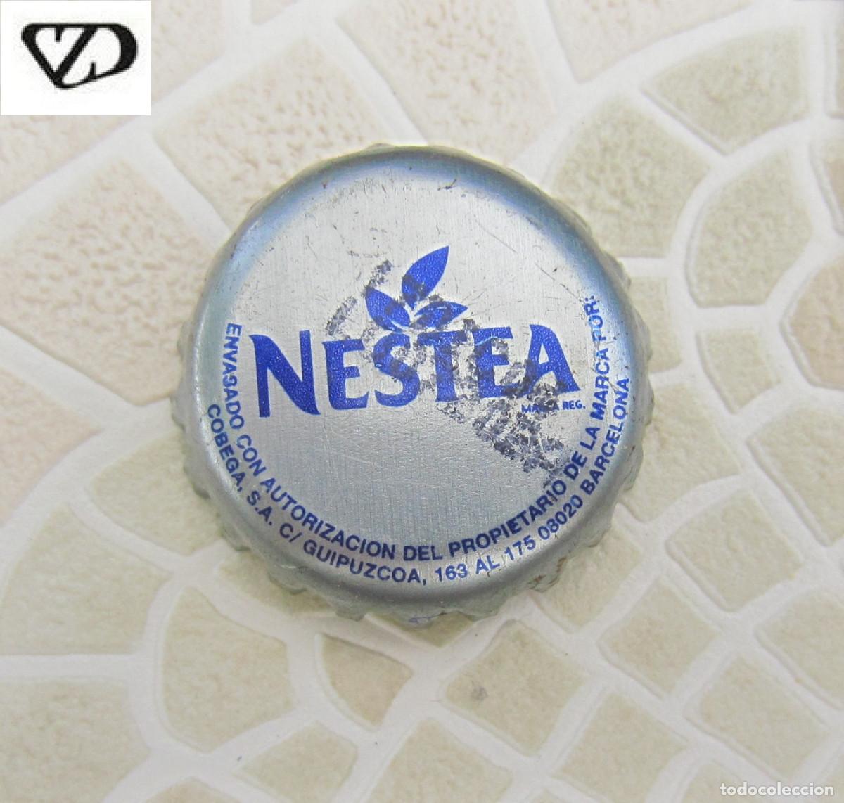 Collectionnisme de bi&egrave;res: CHAPAS TAPON CORONA CHAPA REFRESCO NESTEA