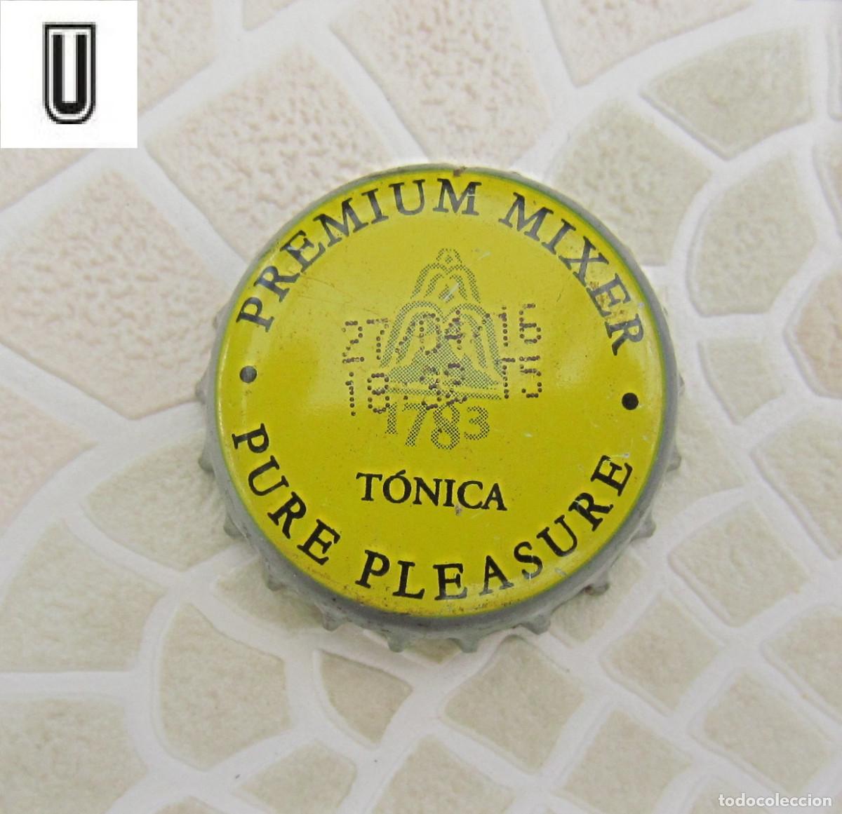 Collectionnisme de bi&egrave;res: CHAPAS TAPON CORONA CHAPA TONICA SCHWEPPES MIXER
