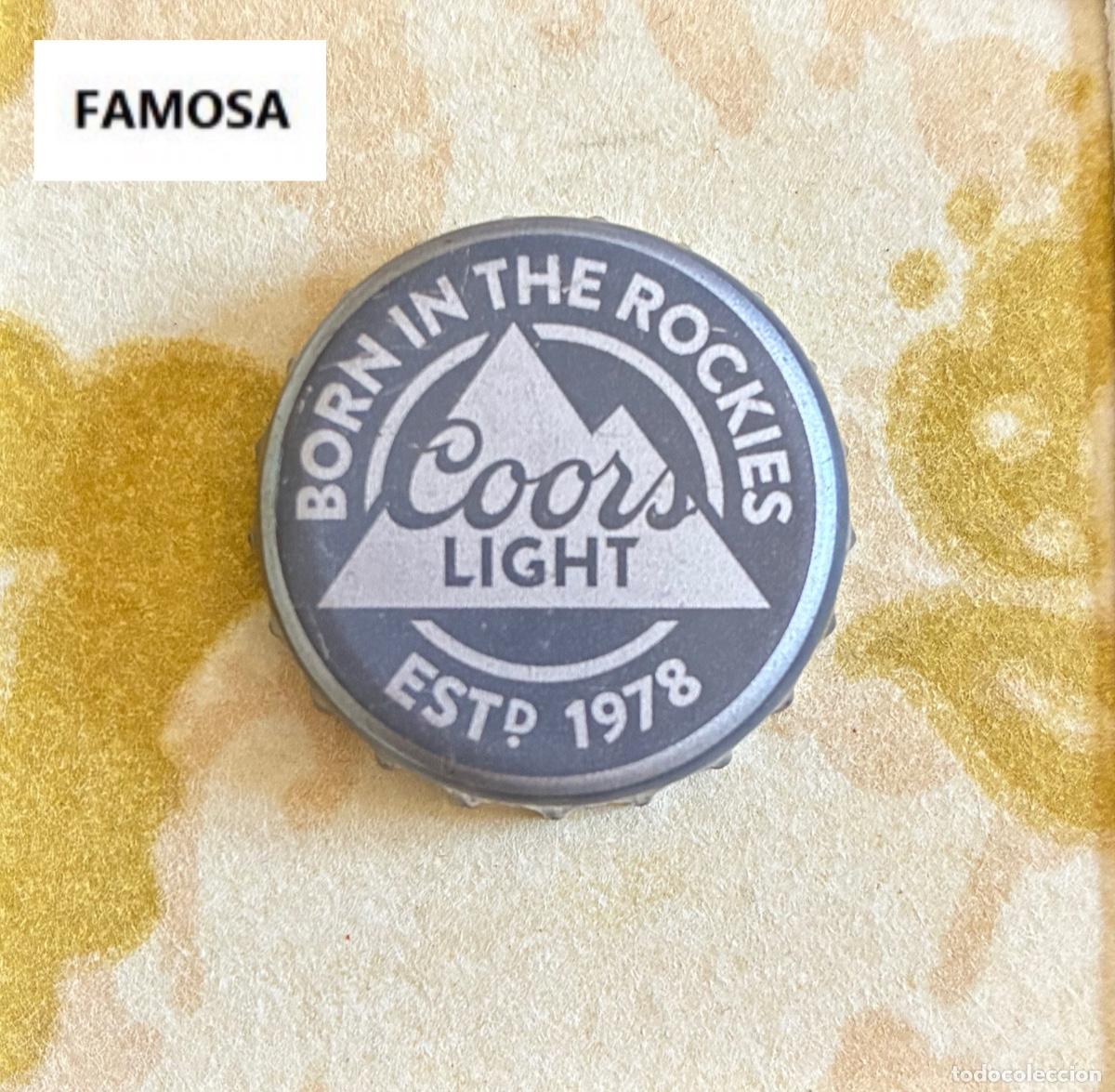 Coleccionismo de cervezas: CHAPA CERVEZA COORS LIGHT CHAPAS TAPON CORONA