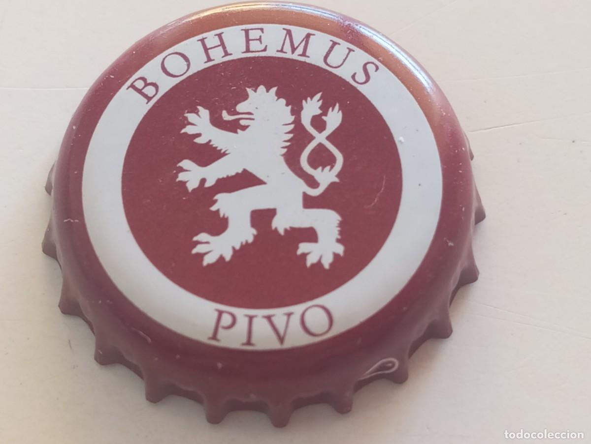 Coleccionismo de cervezas: Chapa tap&oacute;n corona de la cerveza checa BOHEMUS PIVO
