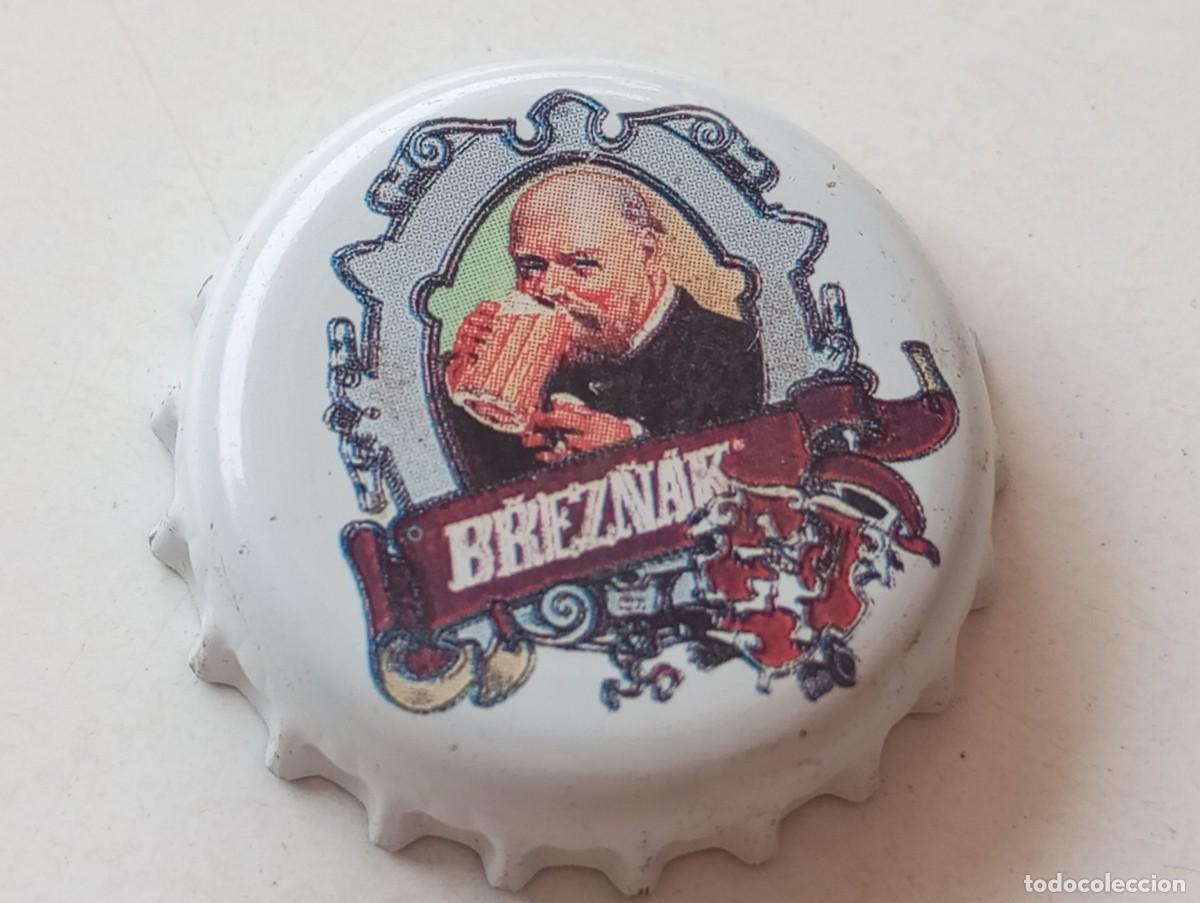 Coleccionismo de cervezas: Chapa tap&oacute;n corona de la cerveza checa BREZN&Aacute;K