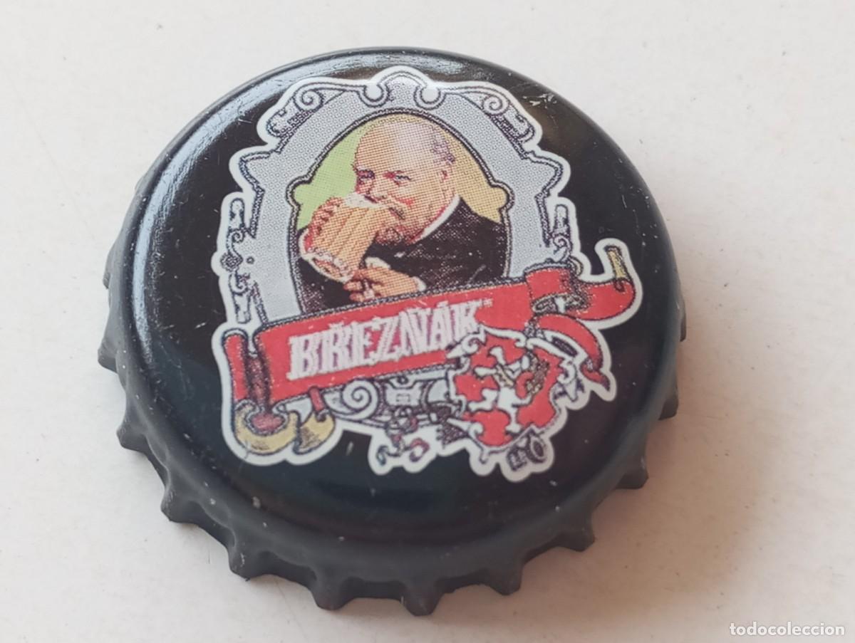 Coleccionismo de cervezas: Chapa tap&oacute;n corona de la cerveza checa BREZN&Aacute;K