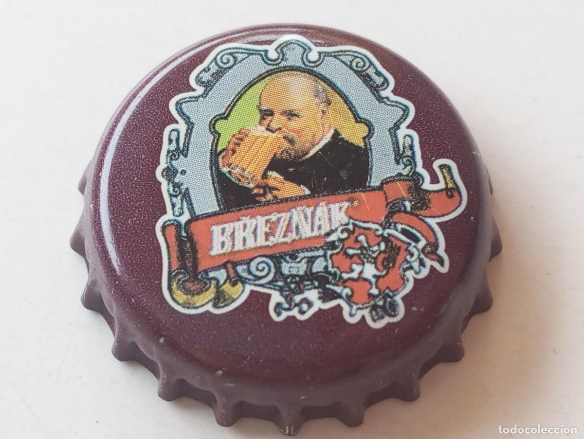 Coleccionismo de cervezas: Chapa tap&oacute;n corona de la cerveza checa BREZN&Aacute;K