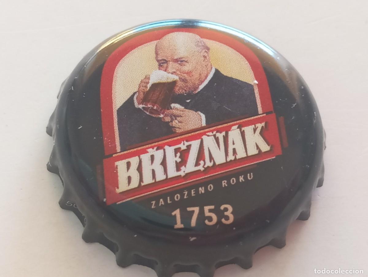 Coleccionismo de cervezas: Chapa tap&oacute;n corona de la cerveza checa BREZN&Aacute;K ZALOZENO ROKU 1753