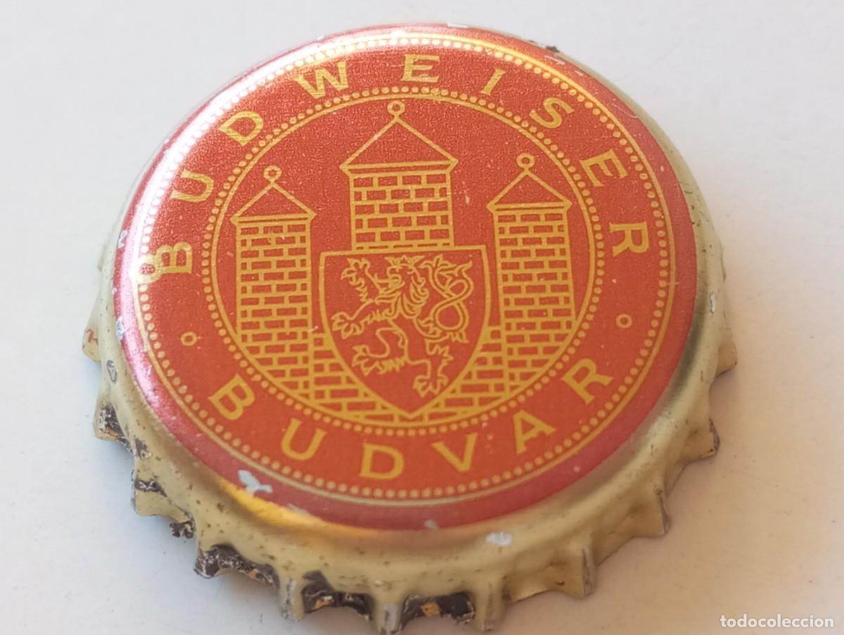 Coleccionismo de cervezas: Chapa tap&oacute;n corona de la cerveza checa BUDWEISER BUDVAR