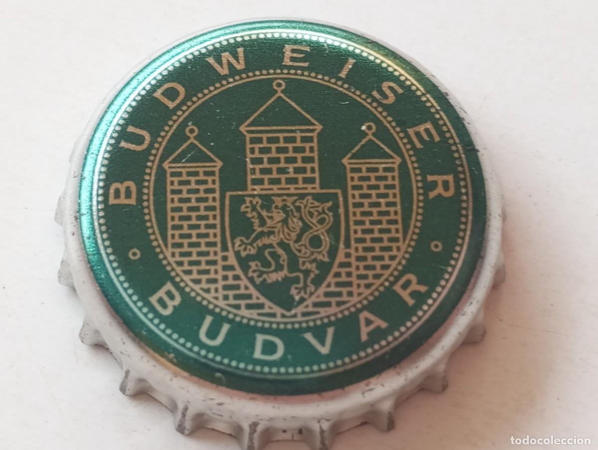 Coleccionismo de cervezas: Chapa tap&oacute;n corona de la cerveza checa BUDWEISER BUDVAR