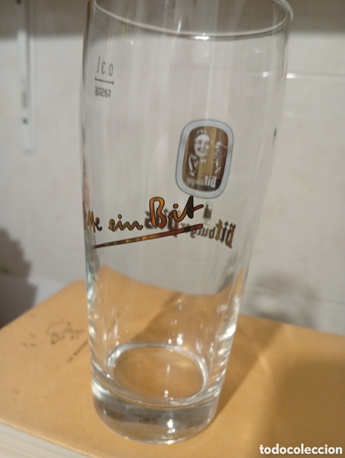 Coleccionismo de cervezas: Vaso cerveza Bitburger Pils - Foto 2