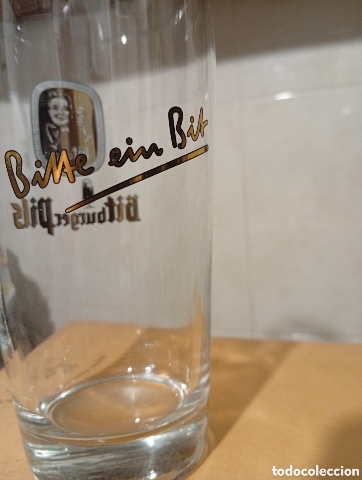 Coleccionismo de cervezas: Vaso cerveza Bitburger Pils - Foto 7
