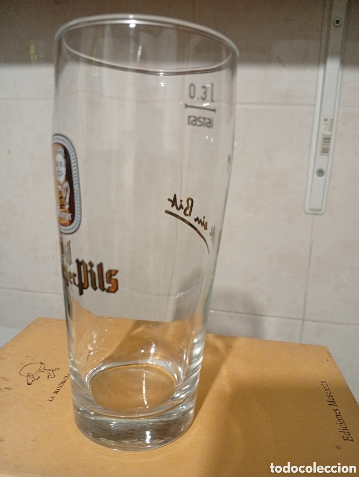 Coleccionismo de cervezas: Vaso cerveza Bitburger Pils - Foto 8