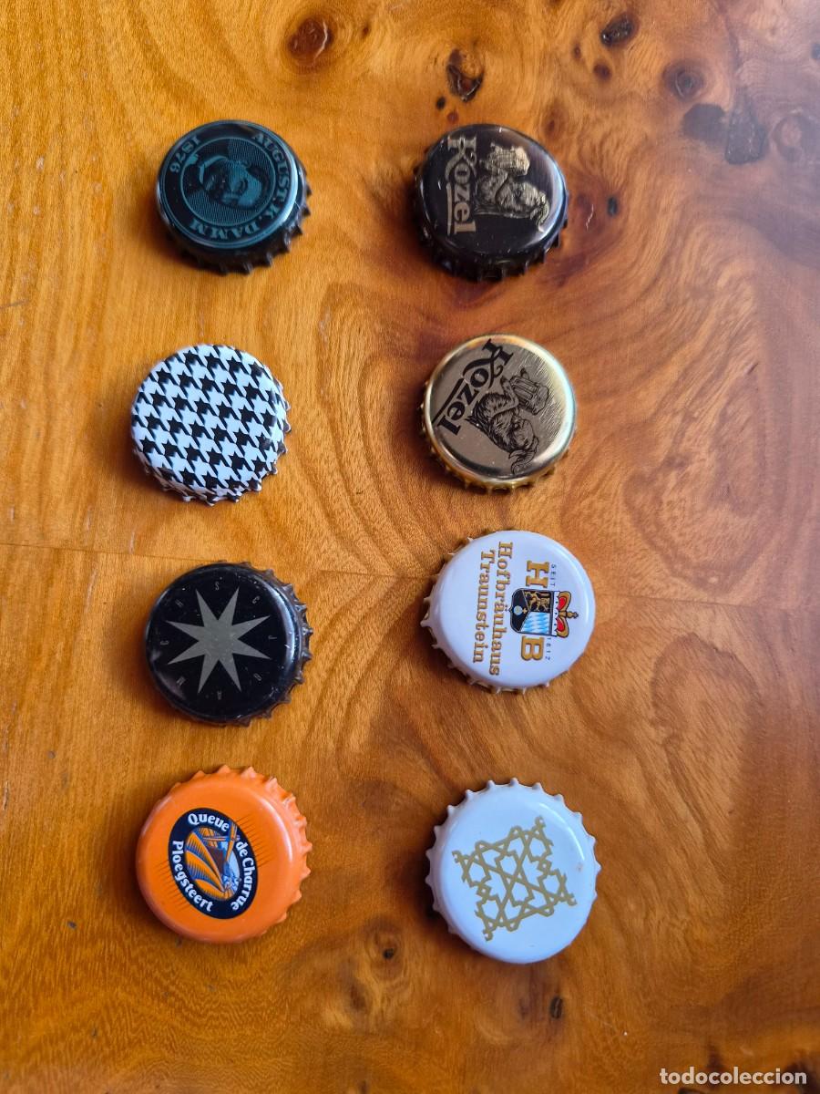 Coleccionismo de cervezas: LOTE 8 CHAPAS TAPON CORONA CERVEZAS