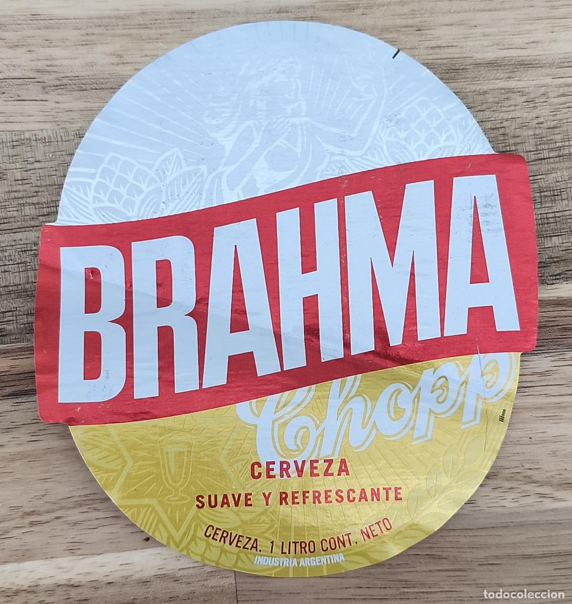 Coleccionismo de cervezas: ETIQUETA CERVEZA - BRAHMA Chopp - Argentina