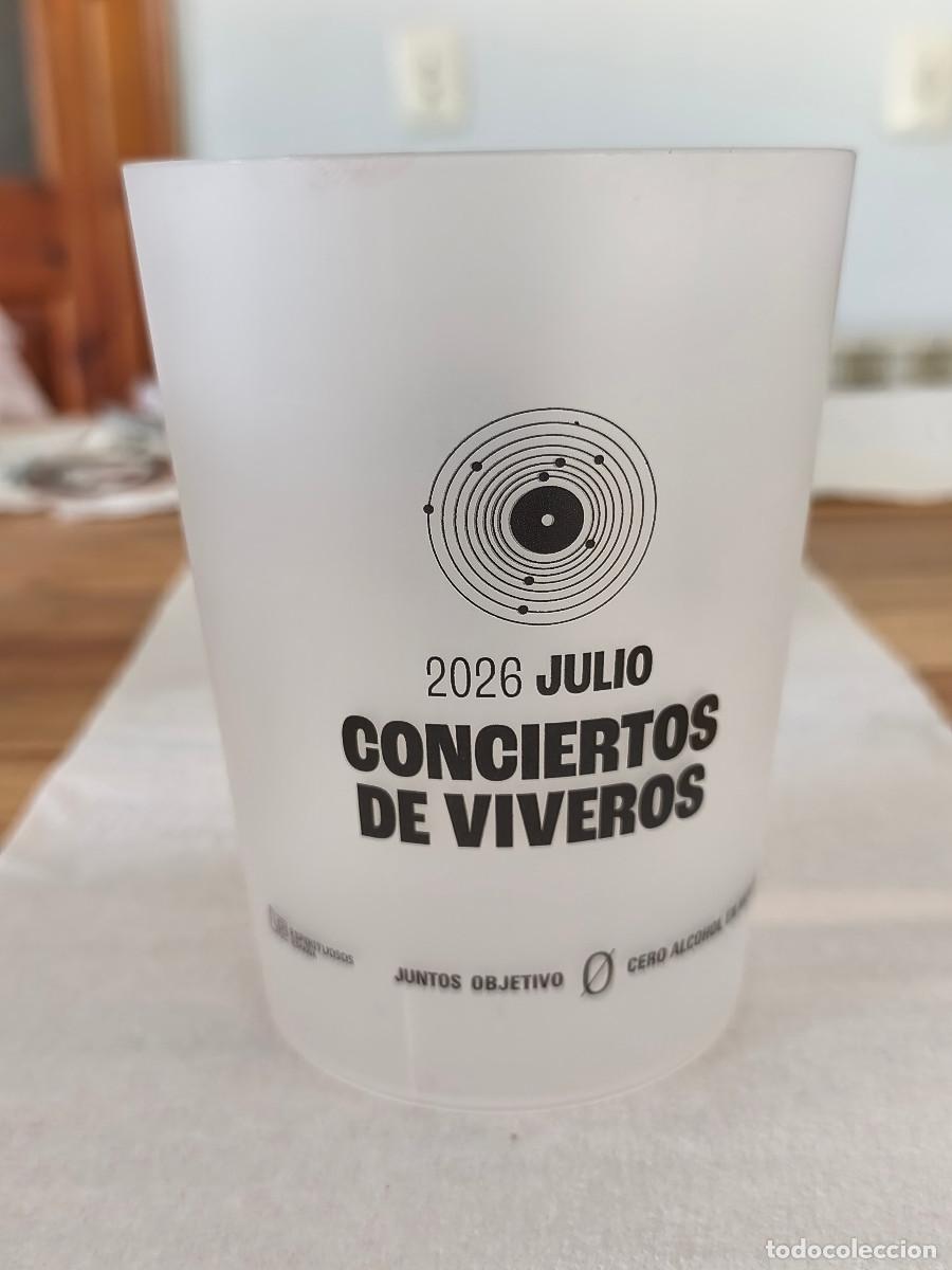 Coleccionismo de cervezas: VASO CERVEZA - CONCIERTOS DE VIVEROS - JULIO 2026 ( VALENCIA )