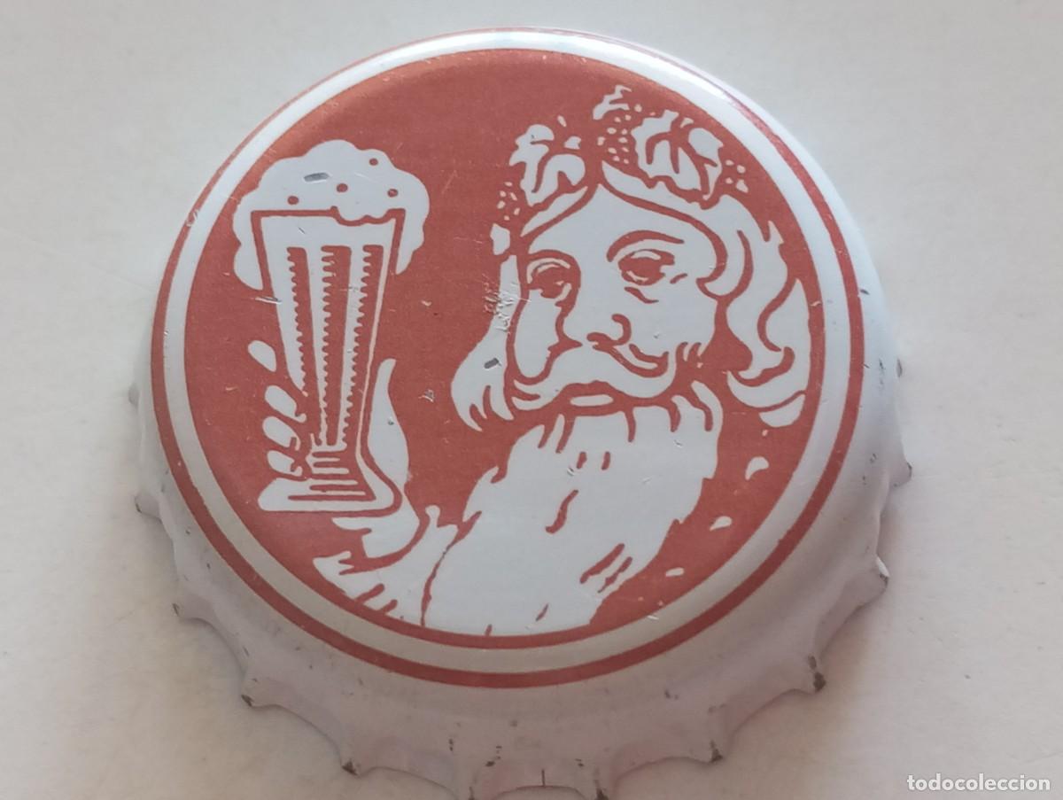 Coleccionismo de cervezas: Chapa tap&oacute;n corona de la cerveza checa GAMBRINUS