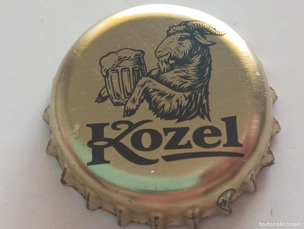 Coleccionismo de cervezas: Chapa tap&oacute;n corona de la cerveza checa KOZEL