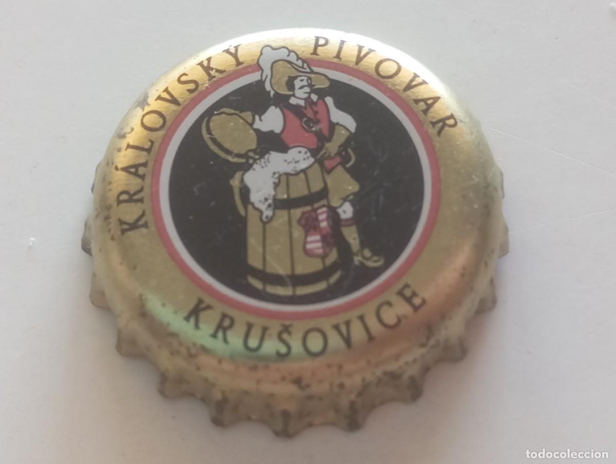 Coleccionismo de cervezas: Chapa tap&oacute;n corona de la cerveza checa KRALOVSK&Yacute; PIVOVAR - KRUSOVICE