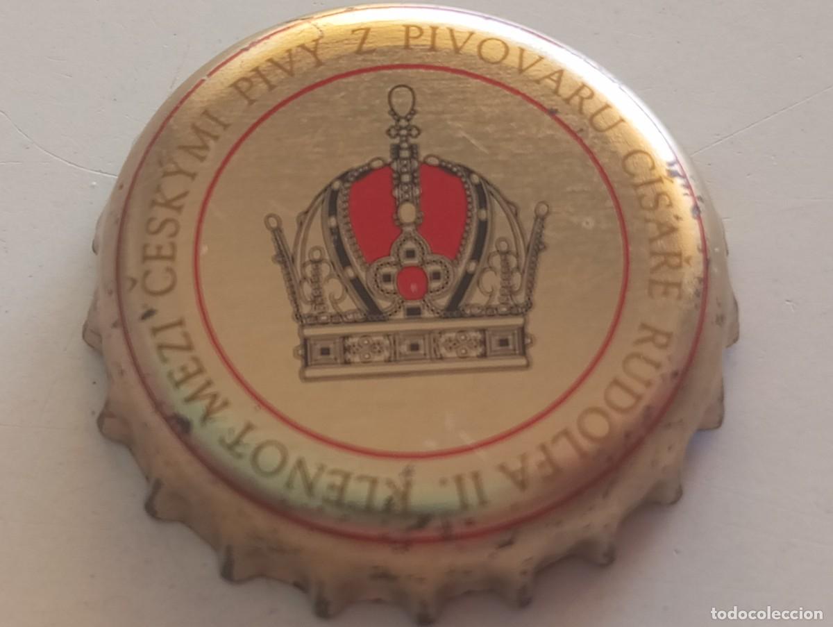 Coleccionismo de cervezas: Chapa tap&oacute;n corona de la cerveza checa KRALOVSK&Yacute; PIVOVAR - KLENOT MEZI ... CISARE RUDOLFA II