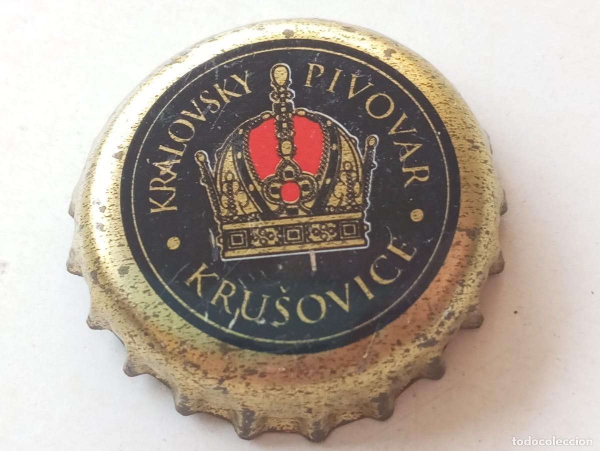 Coleccionismo de cervezas: Chapa tap&oacute;n corona de la cerveza checa KRALOVSK&Yacute; PIVOVAR - KRUSOVICE