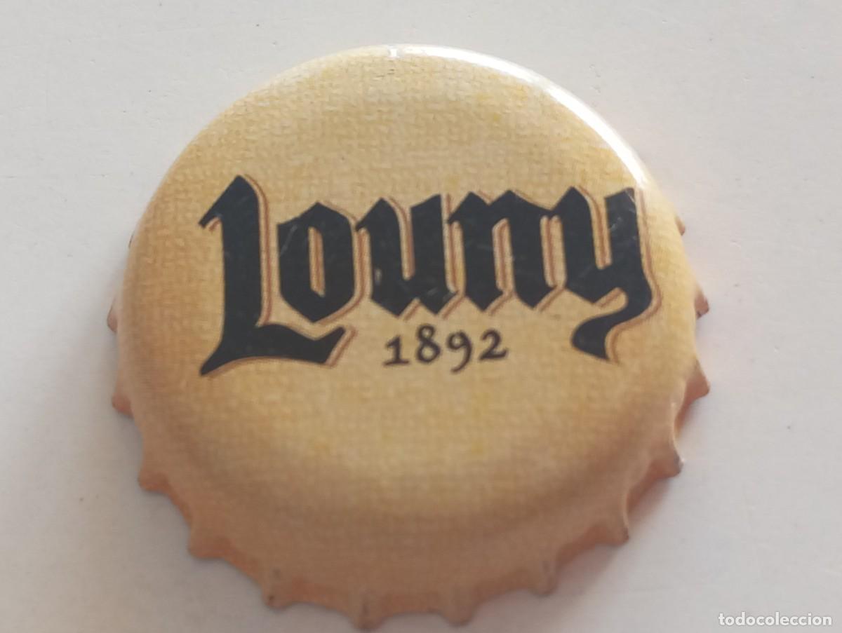 Coleccionismo de cervezas: Chapa tap&oacute;n corona de la cerveza checa LOUNY 1892