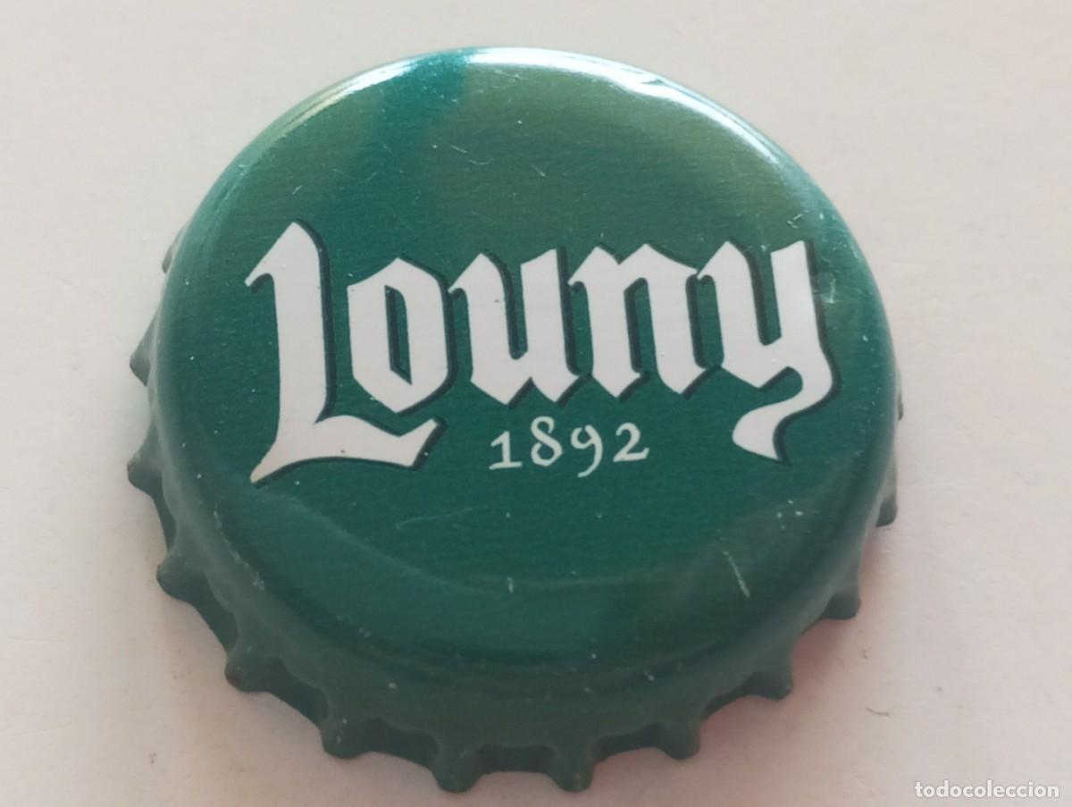 Coleccionismo de cervezas: Chapa tap&oacute;n corona de la cerveza checa LOUNY 1892
