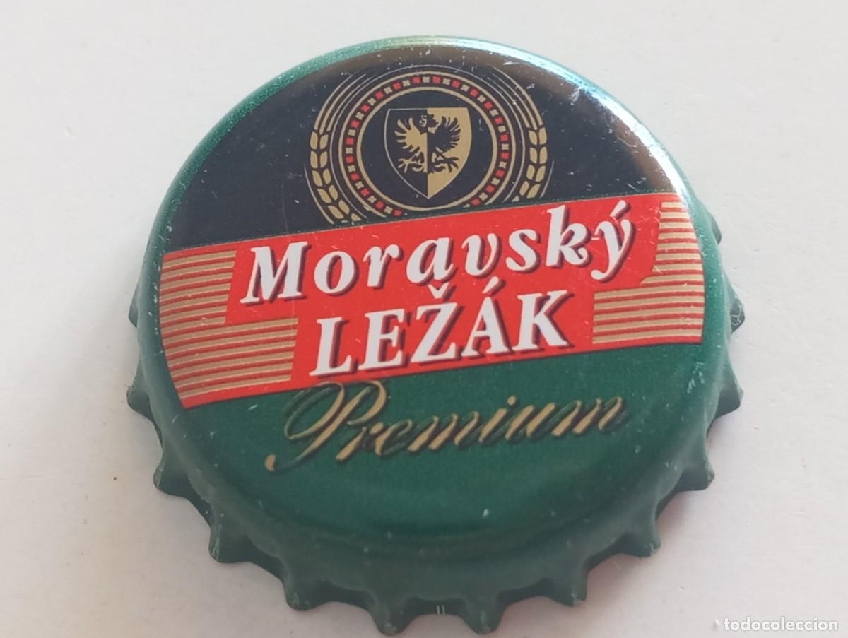 Coleccionismo de cervezas: Chapa tap&oacute;n corona de la cerveza checa MORAVSK&Yacute; LEZ&Aacute;K PREMIUM