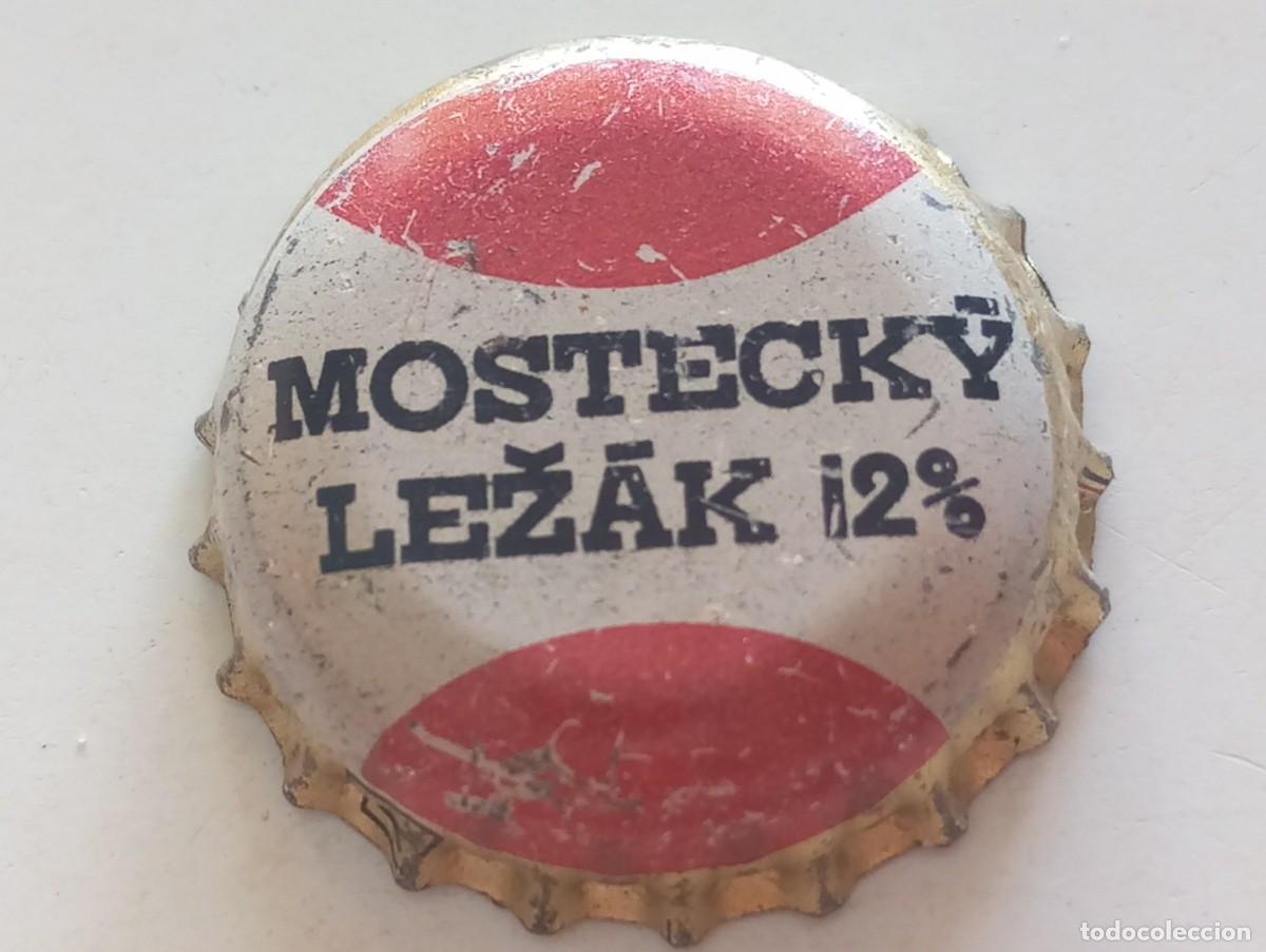 Coleccionismo de cervezas: Chapa tap&oacute;n corona de la cerveza checa MOSTECK&Yacute; LEZ&Aacute;K 12%