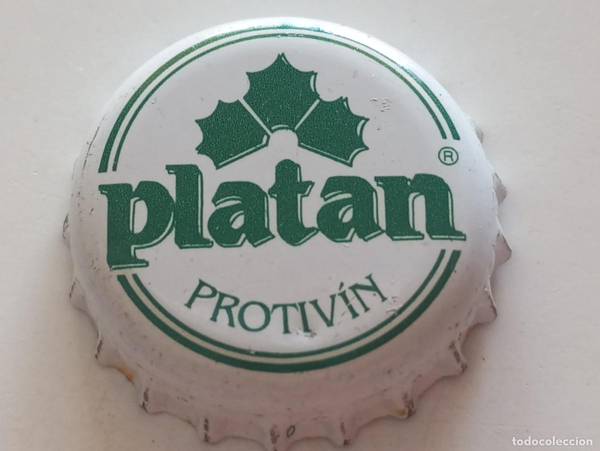 Coleccionismo de cervezas: Chapa tap&oacute;n corona de la cerveza checa PLATAN PROTIV&Iacute;N