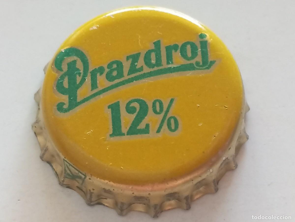 Coleccionismo de cervezas: Chapa tap&oacute;n corona de la cerveza checa PRAZDROJ 12%