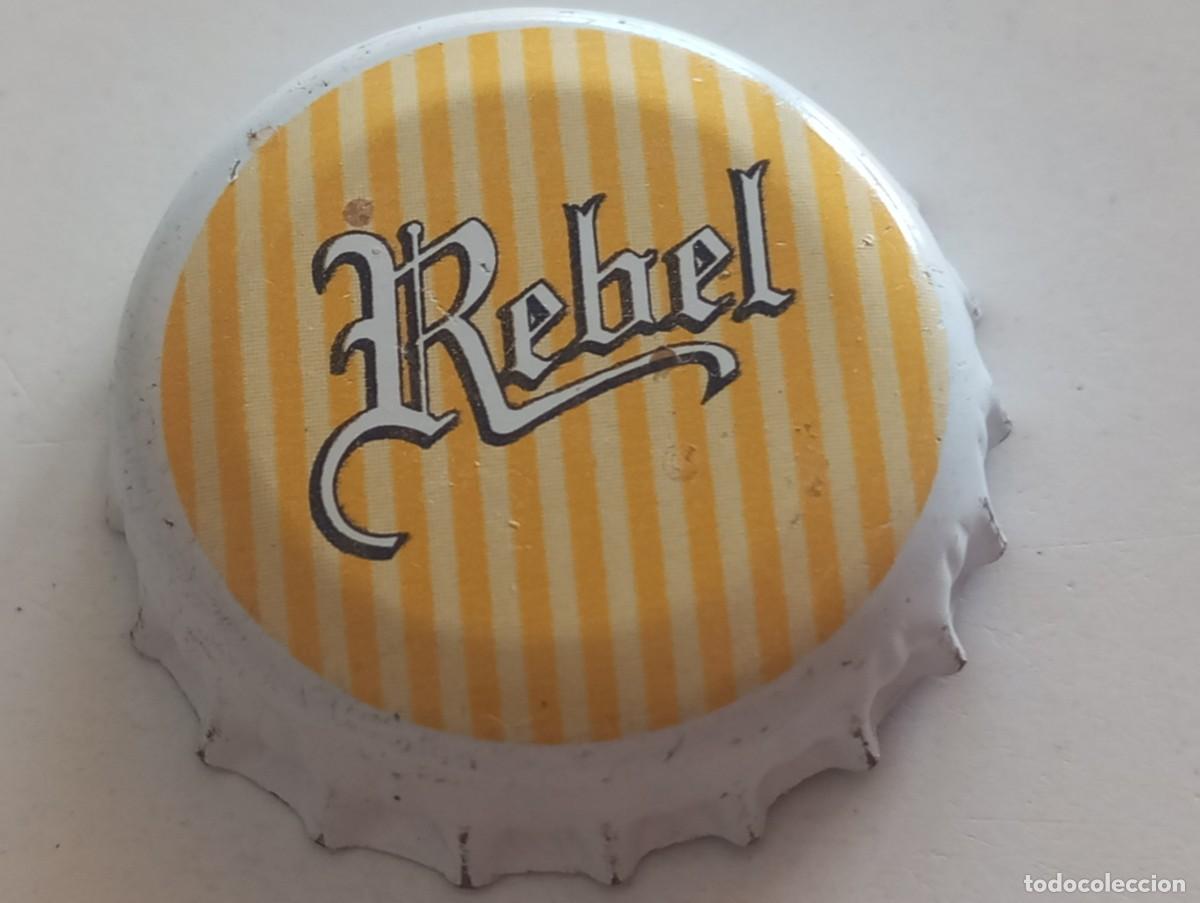 Coleccionismo de cervezas: Chapa tap&oacute;n corona de la cerveza checa REBEL