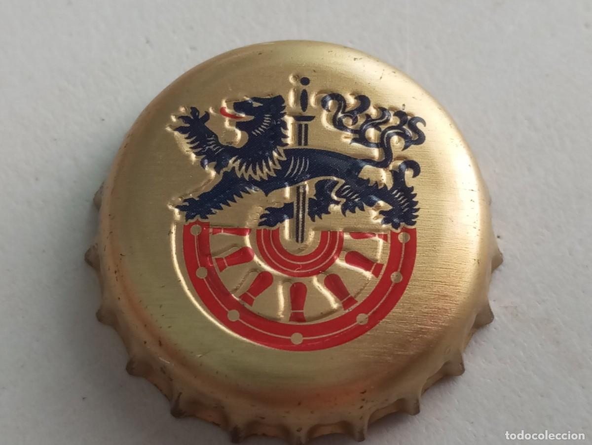 Coleccionismo de cervezas: Chapa tap&oacute;n corona de la cerveza alemana RADEBERGER