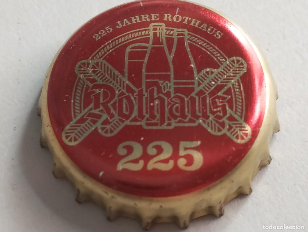 Coleccionismo de cervezas: Chapa tap&oacute;n corona de la cerveza alemana ROTHAUS 225 JAHRE