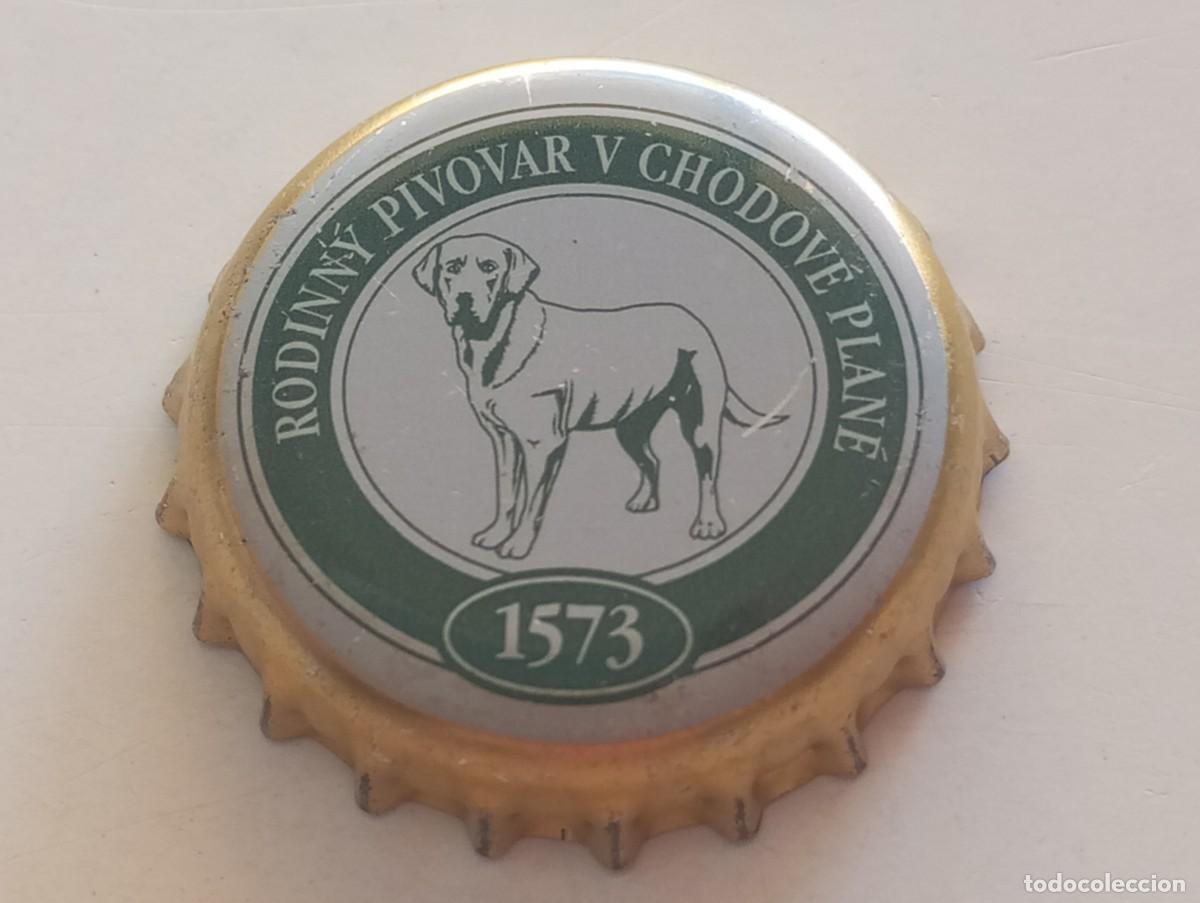 Coleccionismo de cervezas: Chapa tap&oacute;n corona de la cerveza checa RODINN&Yacute; PIVOVAR V CHODOV&Eacute; PLAN&Eacute; 1573