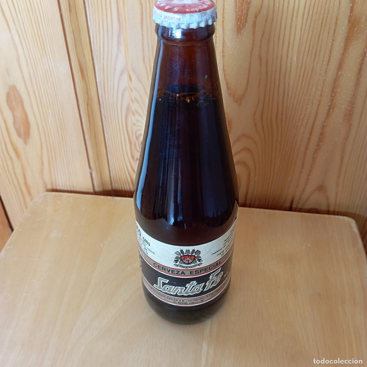 Coleccionismo de cervezas: botella cerveza CERVEZA ESPECIAL SANTA FE llena