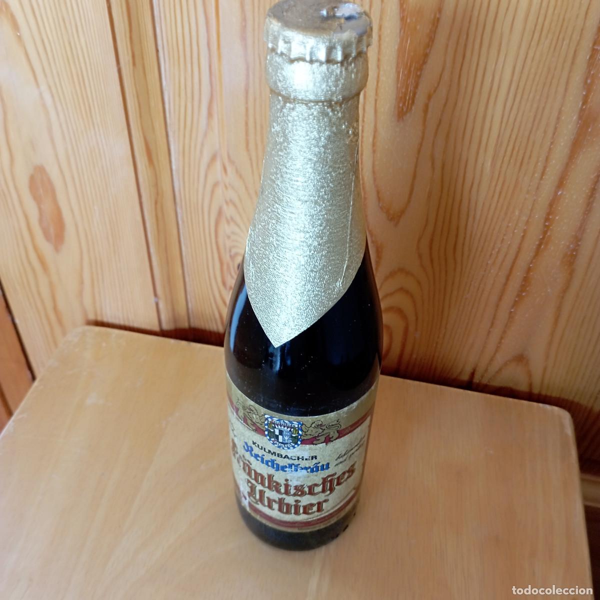 Coleccionismo de cervezas: botella cerveza FR&Auml;NKISCHES URBIER KULMBACHER REICHELBRAU llena