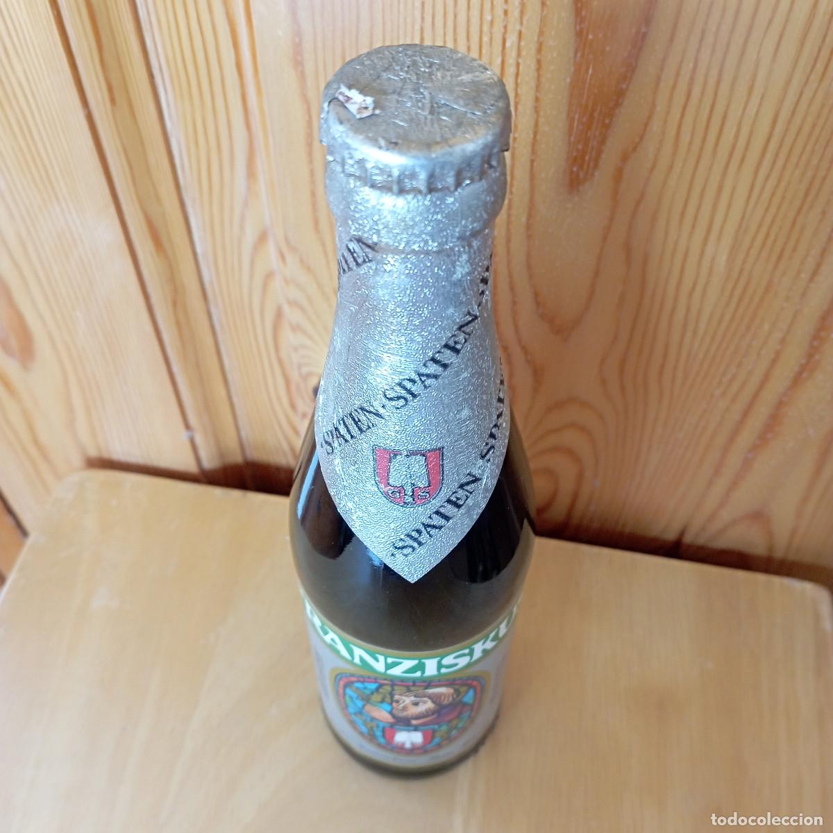 Coleccionismo de cervezas: botella cerveza FRANZISKUS HELLER BOCK llena