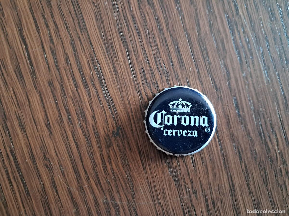 Coleccionismo de cervezas: chapa tap&oacute;n corona cerveza, corona.