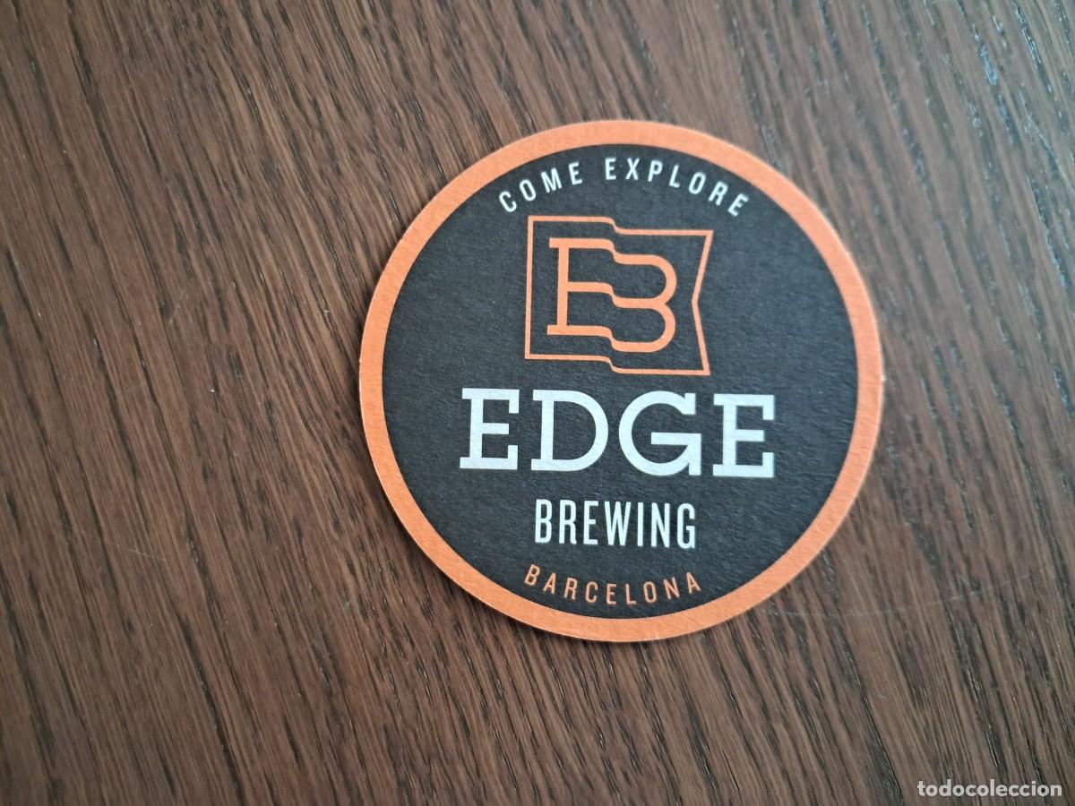 Coleccionismo de cervezas: posavasos de cerveza artesana, Edge brewing, Barcelona.