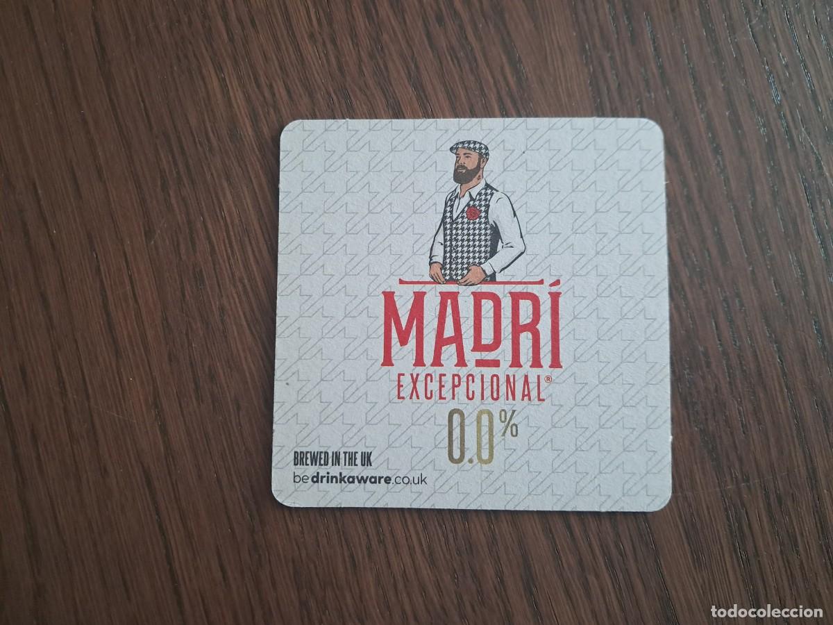 Coleccionismo de cervezas: posavasos de cerveza, Madr&iacute; excepcional, el alma de Madrid, 0.0 alcohol.