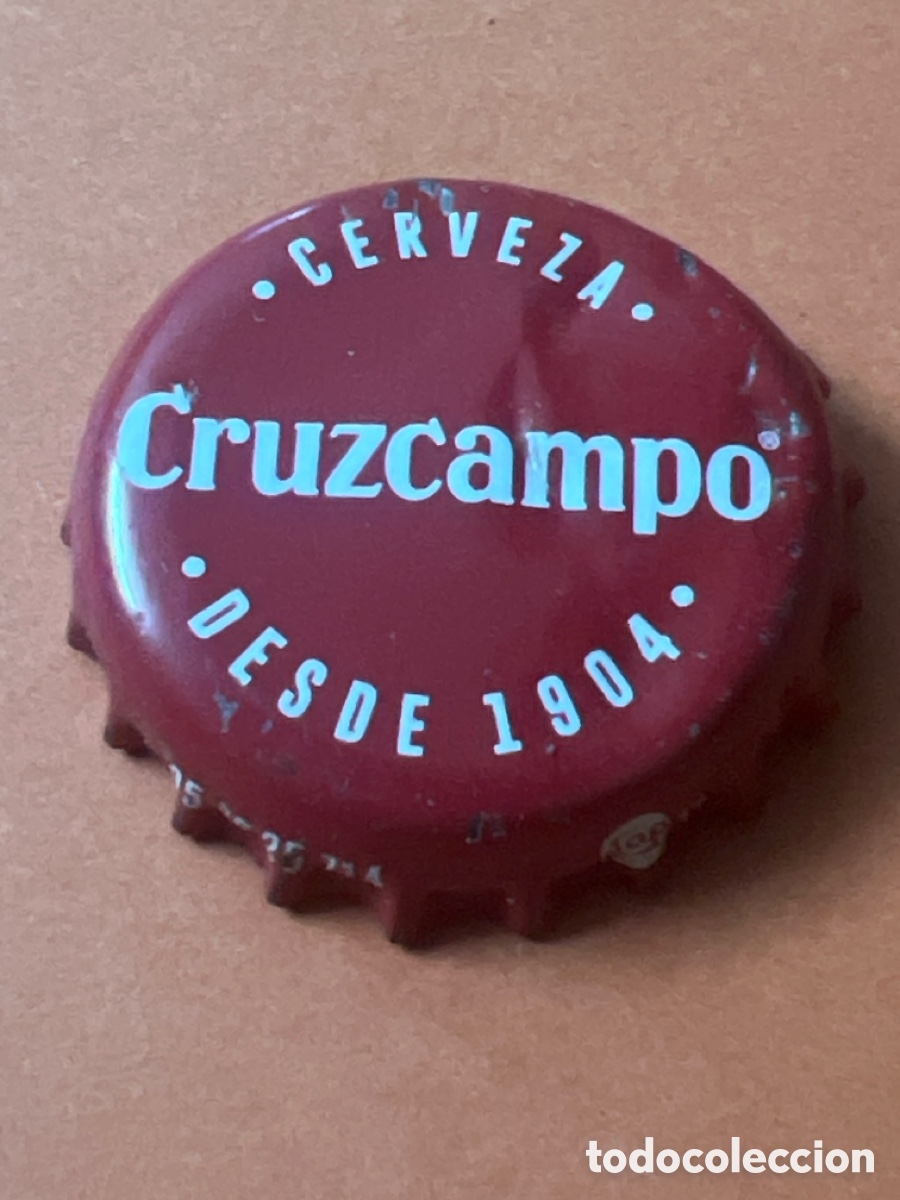 Coleccionismo de cervezas: G35. CHAPA CERVEZA CRUZCAMPO