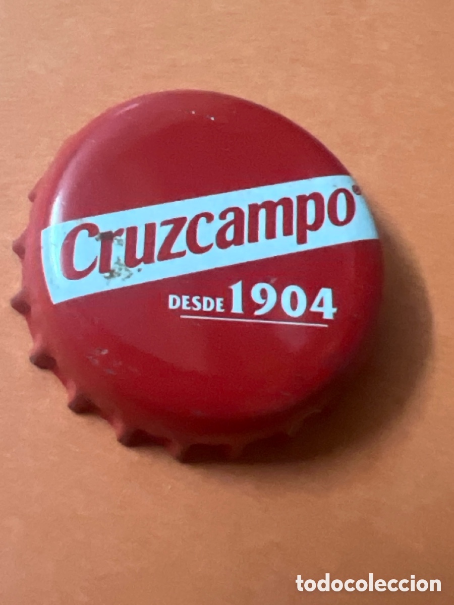 Coleccionismo de cervezas: G233. CHAPA DE CERVEZA CRUZCAMPO.