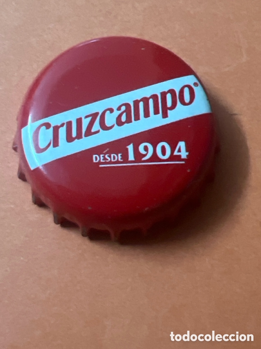 Coleccionismo de cervezas: B7. CHAPA DE CERVEZA CRUZCAMPO.