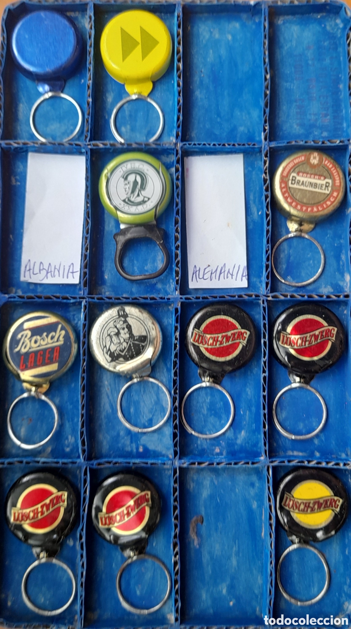 Coleccionismo de cervezas: Lote de Chapas de cerveza anilla
