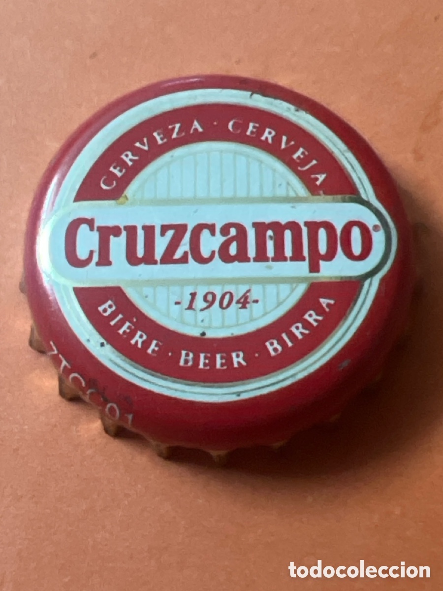 Coleccionismo de cervezas: B394. CHAPA CERVEZA CRUZCAMPO
