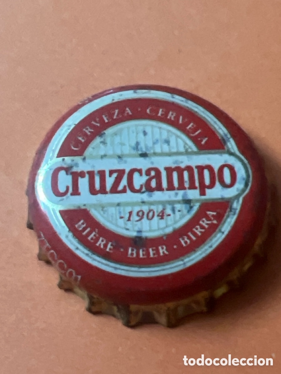Coleccionismo de cervezas: Q21. CHAPA CERVEZA CRUZCAMPO